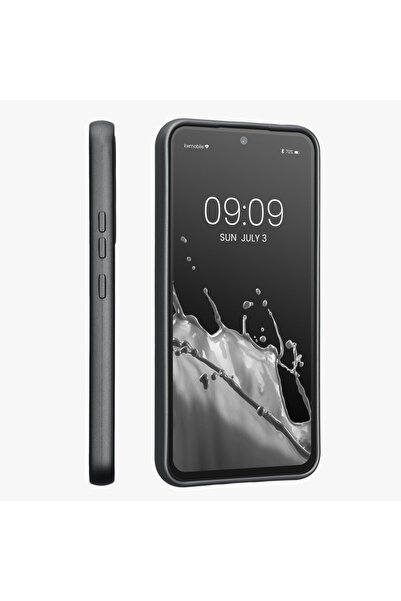 KWmobile Case for Samsung Galaxy A54 5G, Gray, Silicone, 60797.232