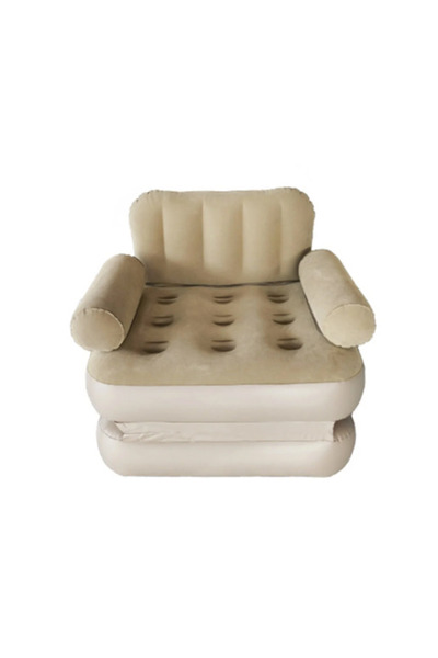 OEM Inflatable sleeping mattress with backrest, sofa bed for one person