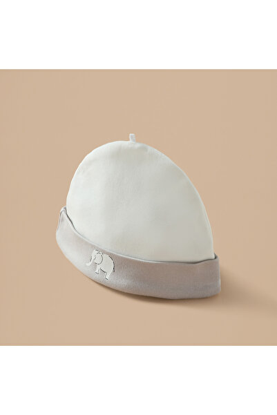 Juniors Elephant Print Beanie Cap - Set of 2