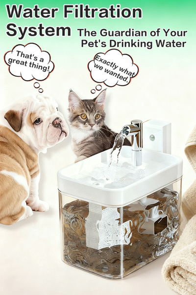 OEM Automatic Cat Water Fountain, Quiet Pet Fountain