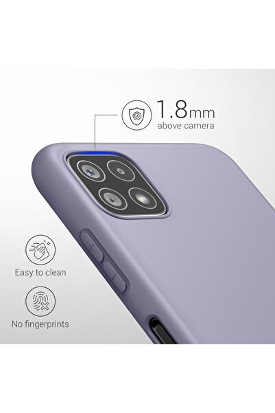 KWmobile Case for Samsung Galaxy A22 5G, Light Purple, Silicone, KWM0000138D036C