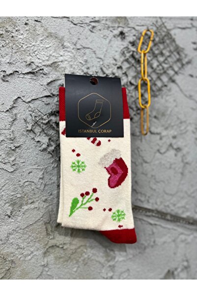 İstanbul Çorap New Year Unisex Printed Socks