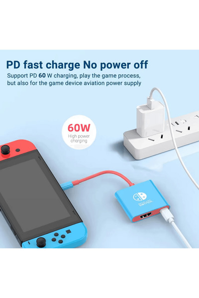 OEM USB-C to HDMI TV Dock Adapter for Nintendo Switch V1 / V2 and OLED