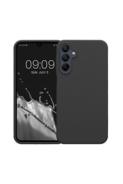 KWmobile Case for Samsung Galaxy A15 5G, Dark Gray, Silicone, KWM000021MF027C