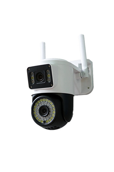OEM IP surveillance camera 2 EYES VIEW 2 SCREEN at the same time 5.0MPX 360 degree rotation