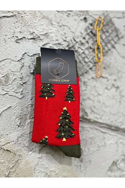 İstanbul Çorap New Year Unisex Printed Socks