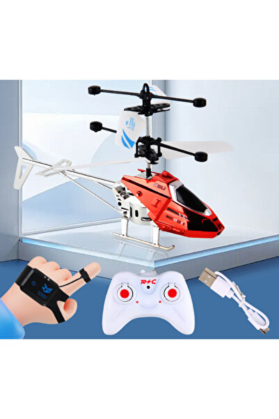 OEM RC Helicopter, All-age gift, 2 red channels, RC+watch, up/down+start-stop