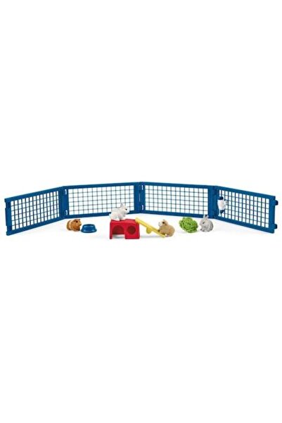 SCHLEICH Set Lumea Fermii Cușcă pentru Iepuri și Cobai (42500)