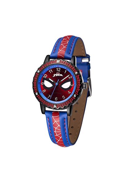 OEM Marvel Spider Man Cartoon Boy Student Anime Watch-A Blue