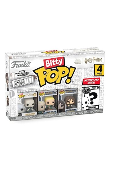 Funko Комплект от 4 фигурки Bitty POP - Хари Потър, 2.5 см, многоцветни