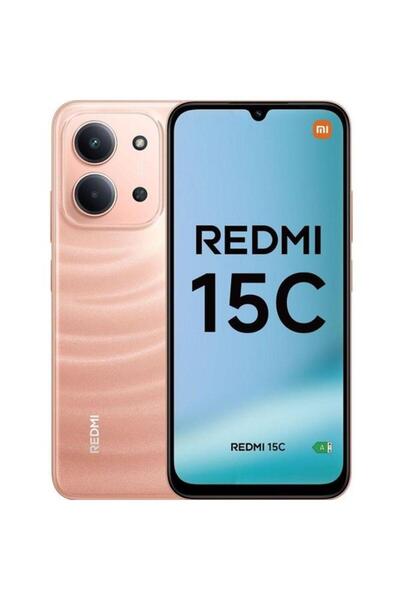 Xiaomi Redmi 15C 4G Smartphone, Helio G81-U, IPS 6,9 ιντσών, 4GB RAM, 256GB, 50MP, Πορτοκαλί