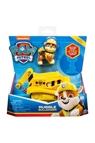 PAW PATROL Σετ ειδωλίου με όχημα - Μπουλντόζα με ερείπια