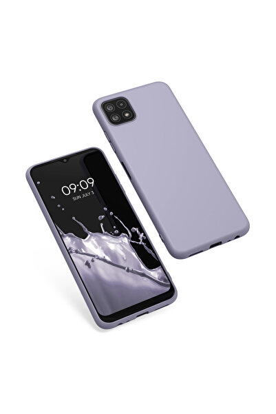 KWmobile Case for Samsung Galaxy A22 5G, Light Purple, Silicone, KWM0000138D036C