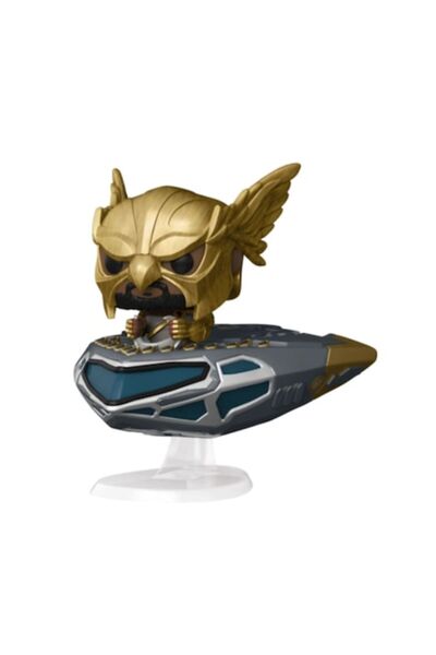 Funko Pop Rides Super Deluxe DC Черен Адам Хоукмен в Круизър 9.5 см фигурка