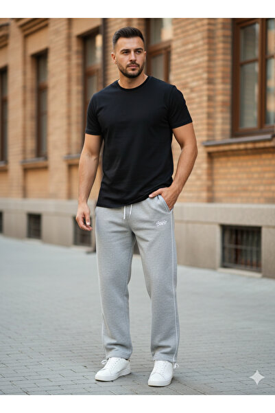 miadora cotton Baggy 3-Thread Inside Fleece-Lined Pocket B Printed Adjustable Leg Size Sweatpants