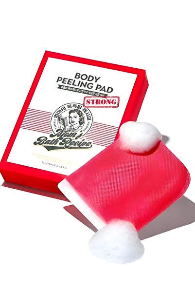 BEAUTY AND HEALTH إسفنجة تقشير الجسم من مامز باث - حمراء (علبة من 8 قطع)