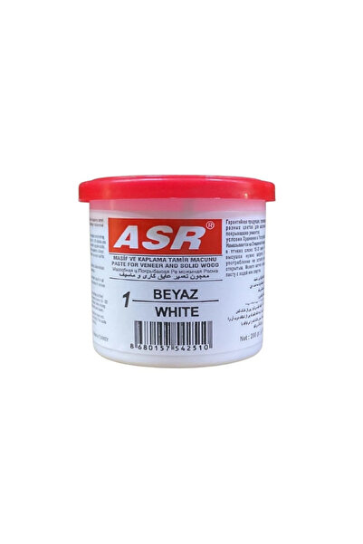 ASR AHŞAP TAMİR MACUNU BEYAZ 200GR