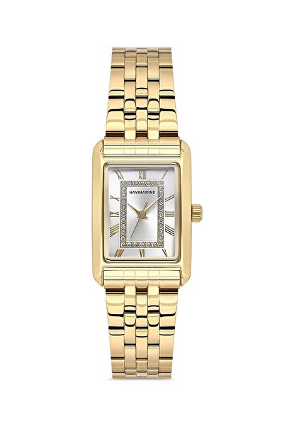 Navimarine ساعة يد نسائية مستطيلة الشكل NM235-04