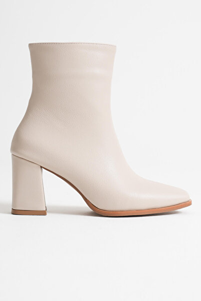 TRENDELLA Muso women's beige high heeled boots