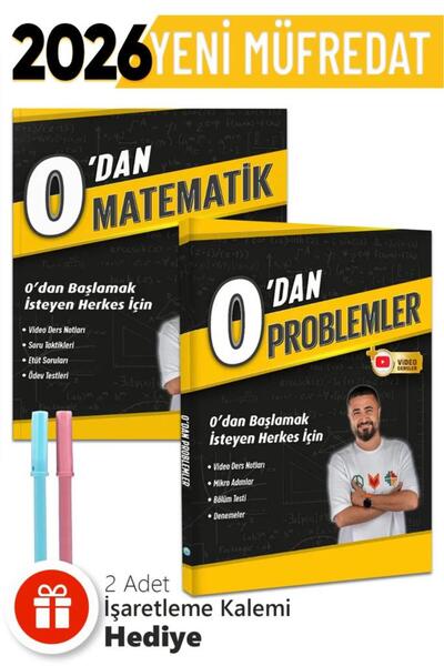 REHBER MATEMATİK YAYINLARI Tonguç Yayınları 0'dan Matematik 0'dan Problemler + Hediyeli