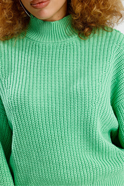 Figo Σελανίκη Πλεκτοποίηση ψηλός λαιμός oversized Γυναικείο Πουλόβερ