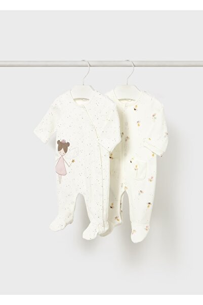 MAYORAL Newborn Baby Girl 2-Piece Romper Set