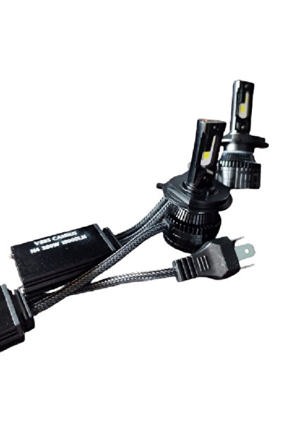 OEM Set of 2 LED bulbs H4 V88s with two 2 phases 3 pins Canbus power 380W cold white light