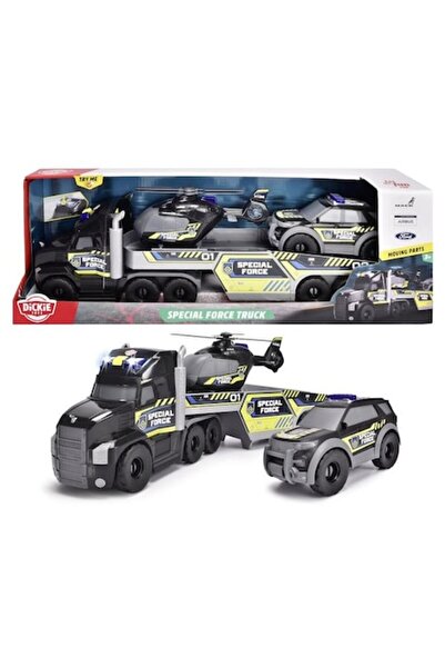 Dickie Camion Forțe Speciale cu elicopter și vehicul de teren (203719034)