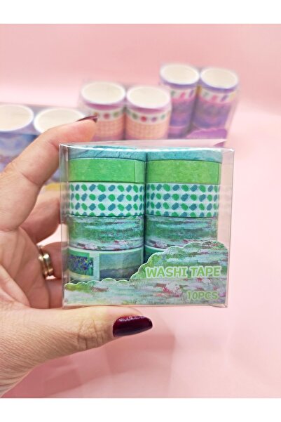 Limmy Bandă Washi vintage cu imprimeu Hârtie de mascare adezivă 45E Bandă cu ...