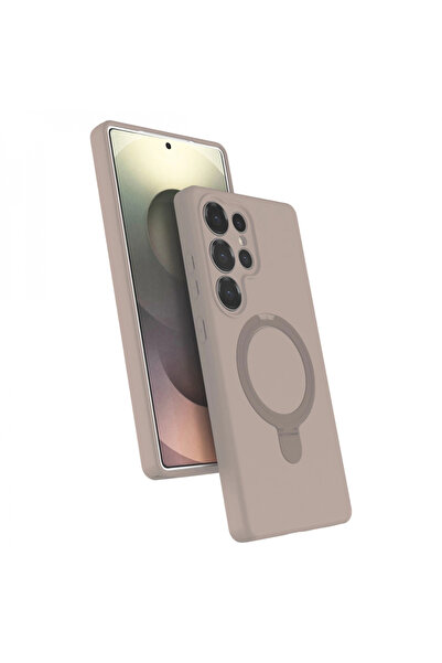 Litae غطاء سامسونج جالاكسي S24 الترا ريجال مع حامل ماج سيف - تيتانيوم صحراوي