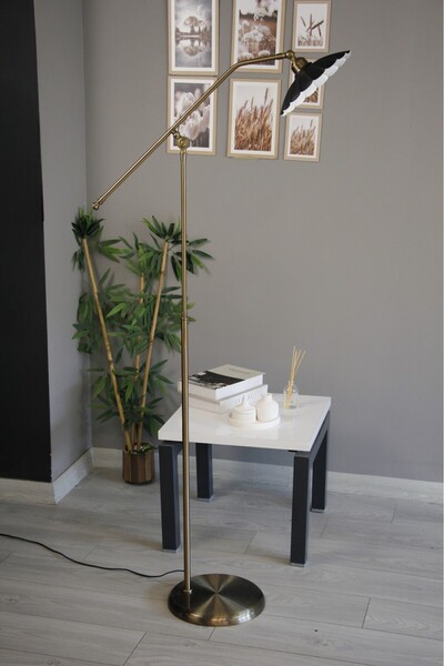 Bamyum Risso Siyah Lambader Eskitme F Kol Hareketli Başlık Modern Dekoratif M...