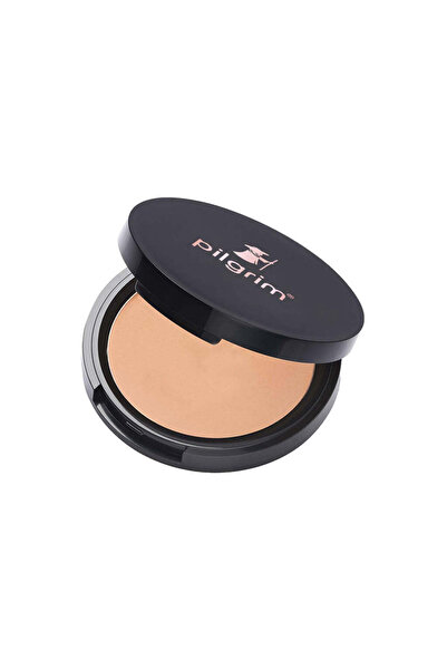 Pilgrim Warm Sand Matte Finish Compact Powder Absorbs Oil, Conceals & Gives Radiant Skin