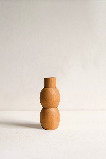 HOMİNG Original Wooden Vase Flower Holder 15 cm 242376