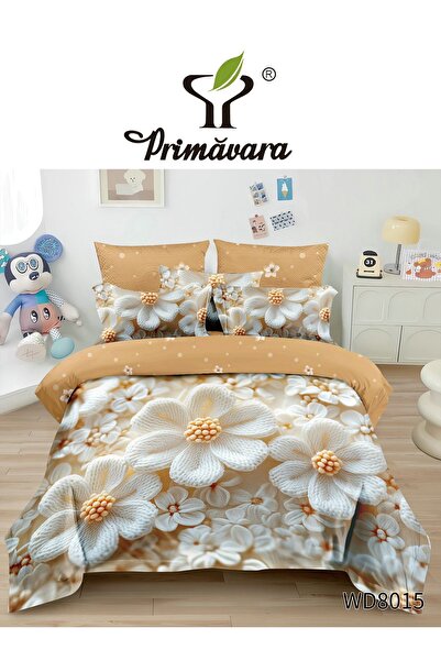 Primavara 5D Bed Linen – 4 Pieces with Fitted Sheet