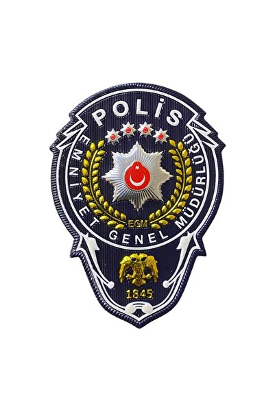 ÇUKUROVA ÜTÜ EGM 3D Arması Plastik TPU, 2025 Yeni Tip, Bir Çift Cırtlı, Standart Ölçü, 1.sınıf