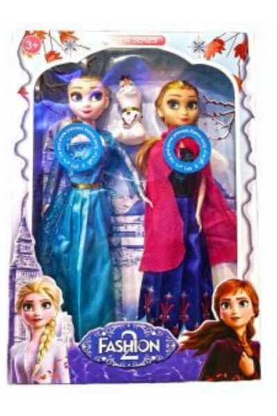 Blusmart Set 2 papusi Anna si Elsa, muzicale