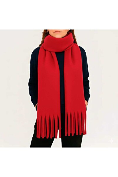 Cemre Life وشاح نسائي جديد من دو بتفاصيل شراشيب مقاس 40×180