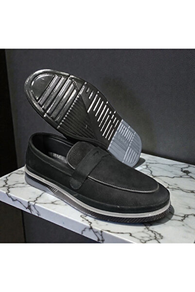 VİVA SHOES Men's Nubuck Loafers Shoes