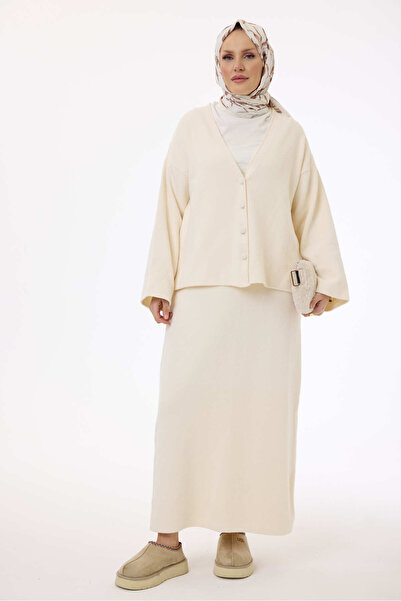 My City 44106 - Stylish Comfortable Casual Knitwear Women's Set with Skirt