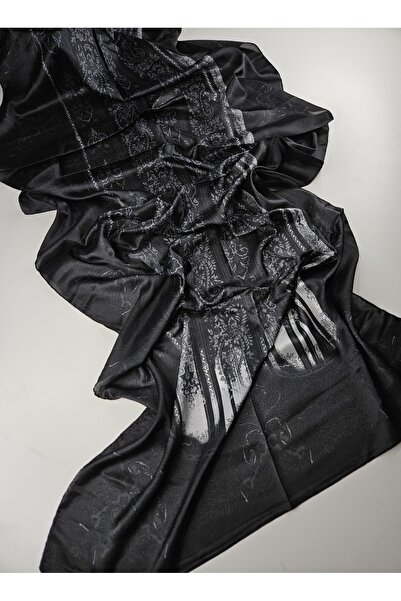 tomrisboutique Luxury Voile Silk Shawl Hijab Foulard Scarf Shawl Ethnic Patte...