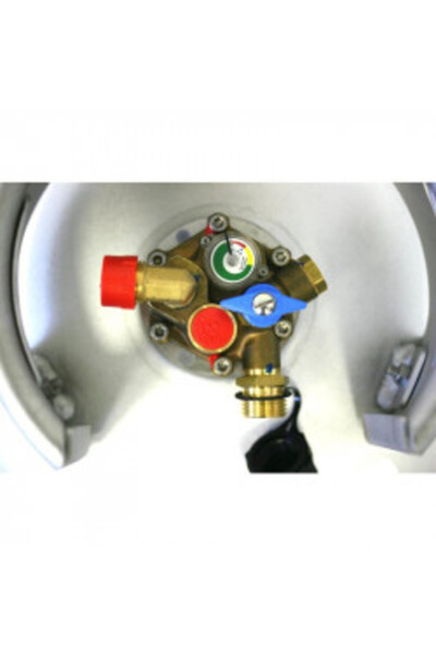 Alugas Refillable LPG tank, aluminum with multivalve and fill indicator, 27/22 l