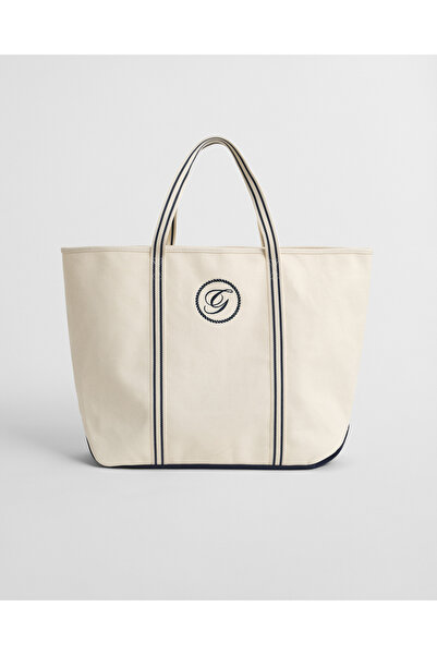 Gant Unisex Krem Tote Çanta