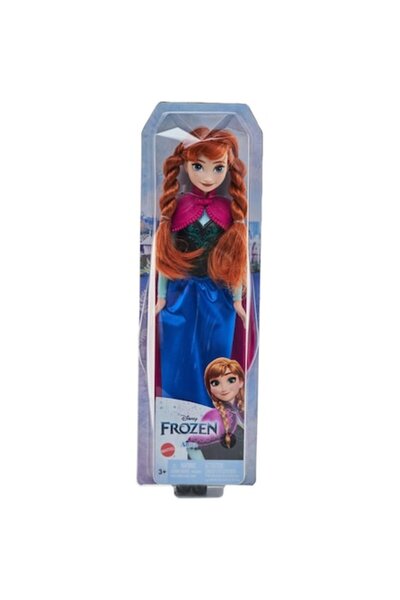 Disney Frozen Papusa - Anna cu rochita stralucitoare, 29 cm
