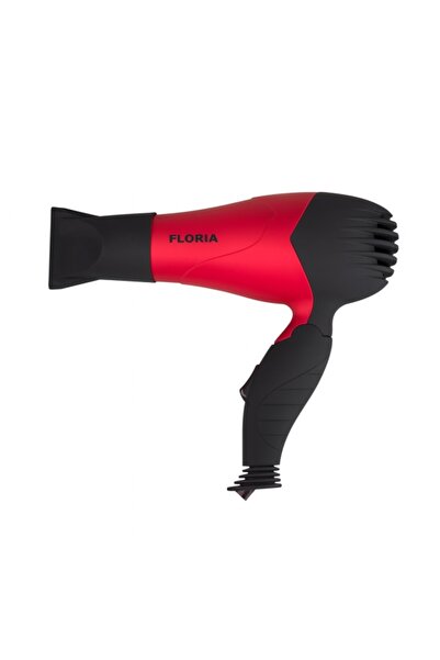 Zilan ZLN 8977 Hair Dryer 850 W, 2 Speed Settings, Foldable Handle, Concentrator, Red/Black