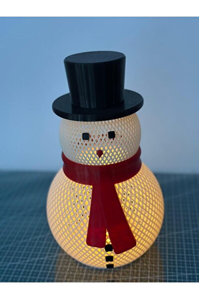 Mystoray Kardan Adam,yılbaşı süsü,Ledli mum tealight,noel,parti,hediyelik,san...