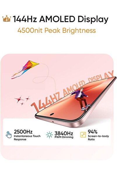 realme 15 5G AI Dual SIM Silk Pink 12GB RAM 256GB - Middle East Version