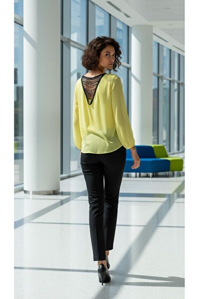 dml giyim Back Detail Blouse