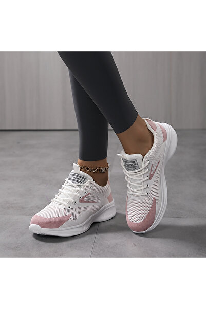 SOSENFER 跑步鞋女。舒适百搭户外轻便透气慢跑女鞋,时尚运动休闲鞋女