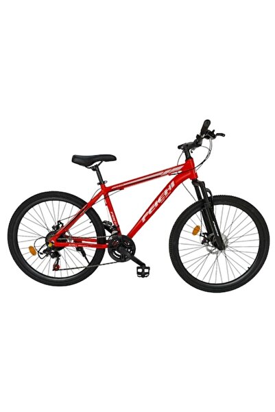 VELORS Bicicletă MTB RICH BIKE ERB224F2602B1, roți de 26 inch, 21 de viteze, Roșu