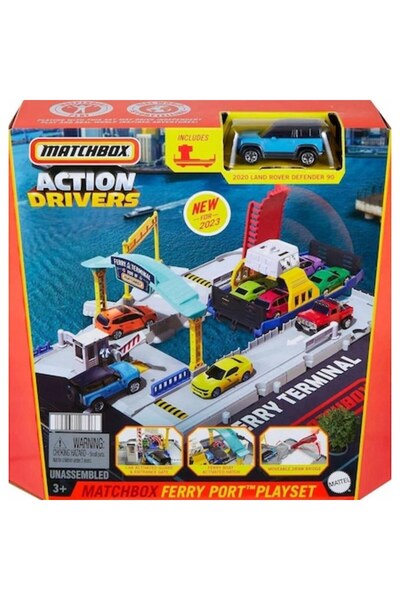 Matchbox Portul de feribot Real Adventures HMH29 - Multicolor